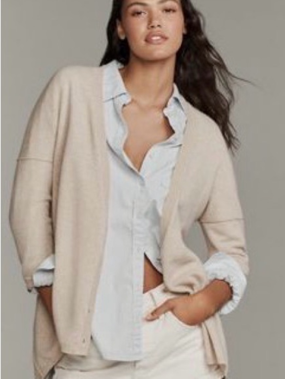 Pilcro cashmere cardigan